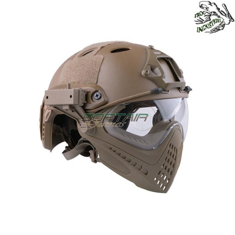 Fast pj piloteer complete helmet tan frog industries® (fi-019330-tan)