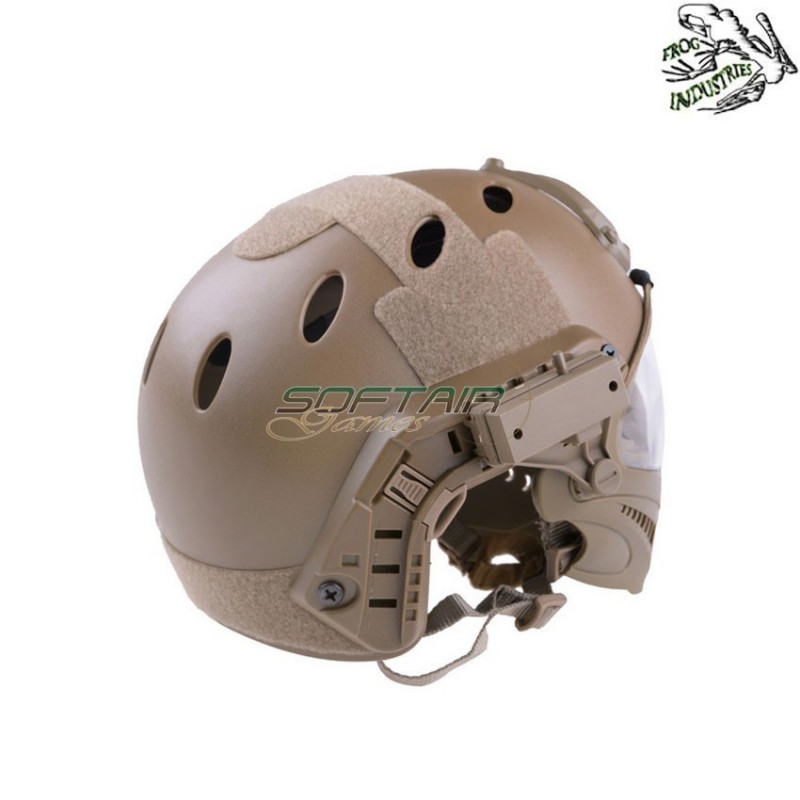 Fast pj piloteer complete helmet tan frog industries® (fi-019330-tan)