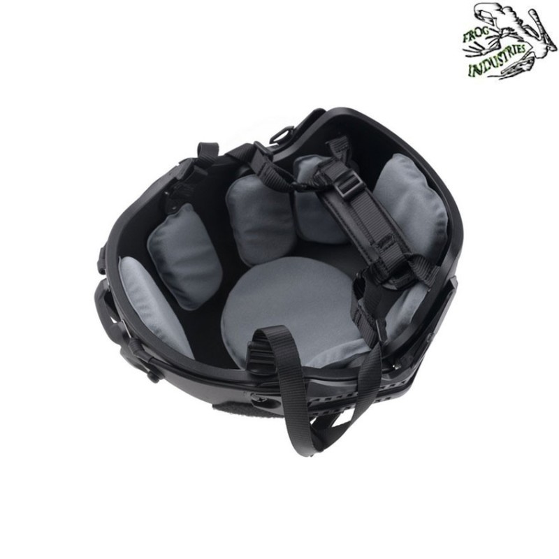 Air fast black helmet frog industries® (fi-023301-bk)