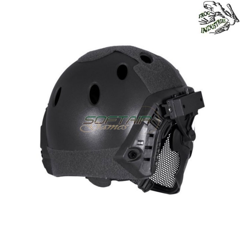 Casco completo fast pj piloteer type ii black frog industries® (fi-028246-bk)
