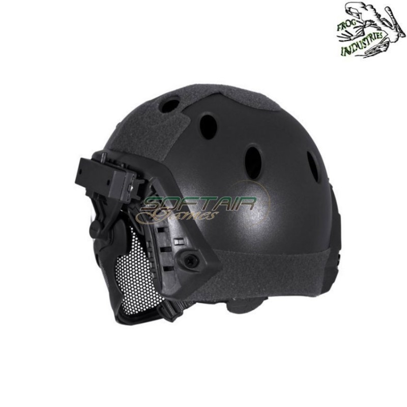 Casco completo fast pj piloteer type ii black frog industries® (fi-028246-bk)