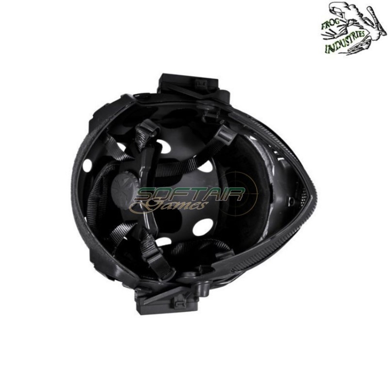 Casco completo fast pj piloteer type ii black frog industries® (fi-028246-bk)