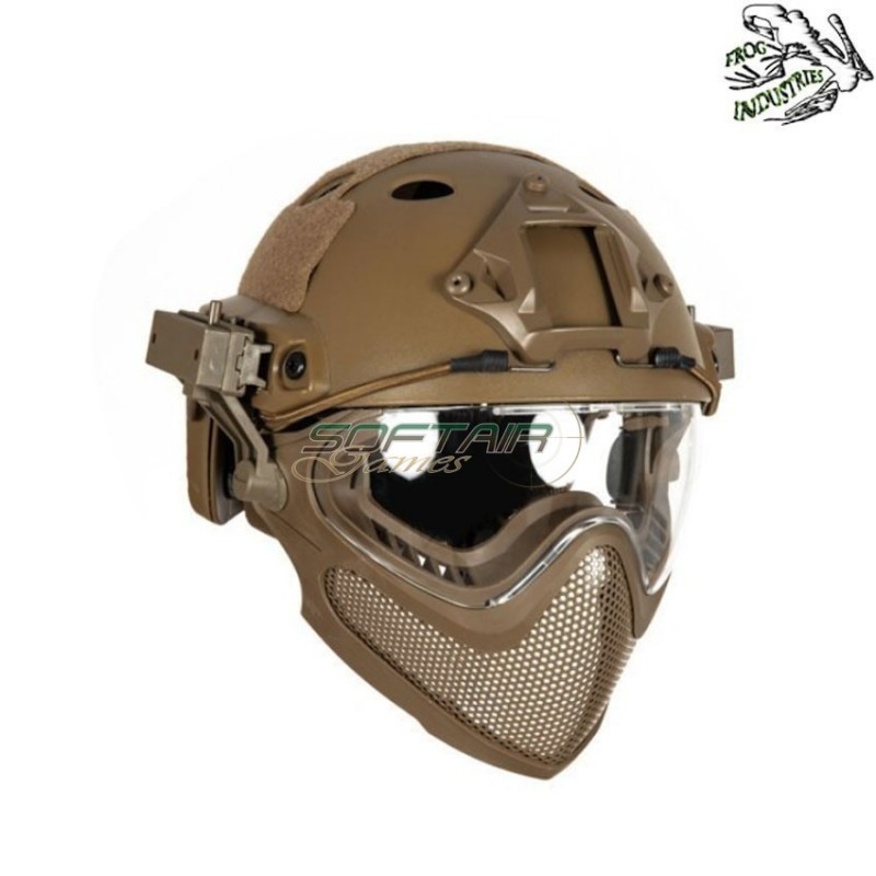 Fast pj piloteer type ii complete helmet tan frog industries® (fi-028247-tan)