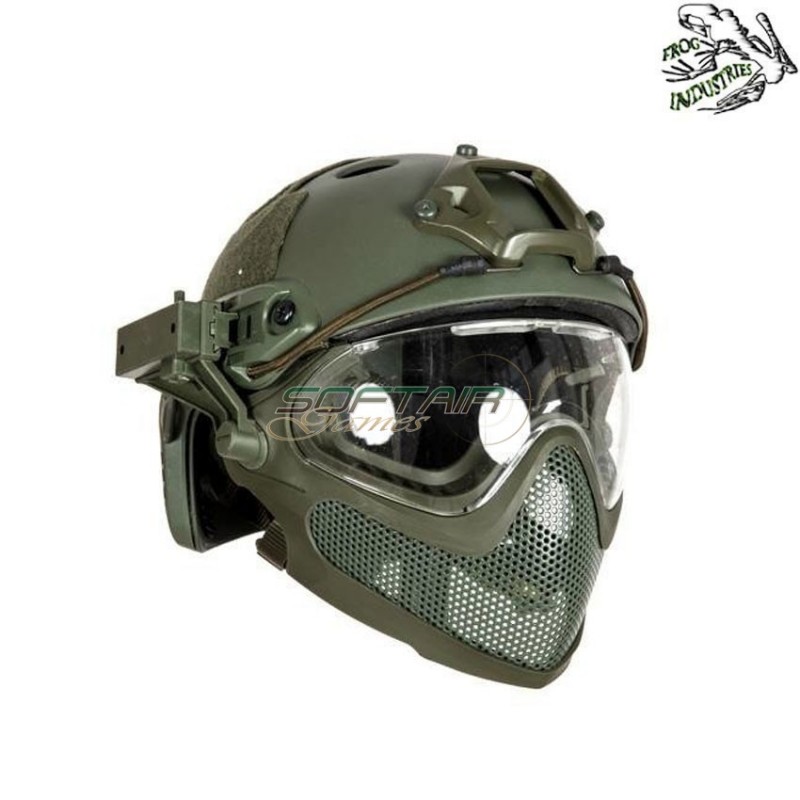 Fast pj piloteer type ii complete helmet olive drab frog industries® (fi-028248-od)