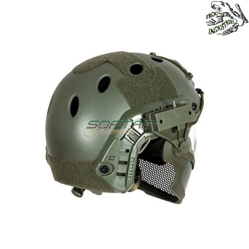 Casco completo fast pj piloteer type ii olive drab frog industries® (fi-028248-od)