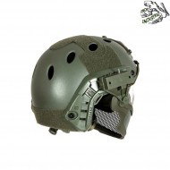 Casco completo fast pj piloteer type ii olive drab frog industries® (fi-028248-od)