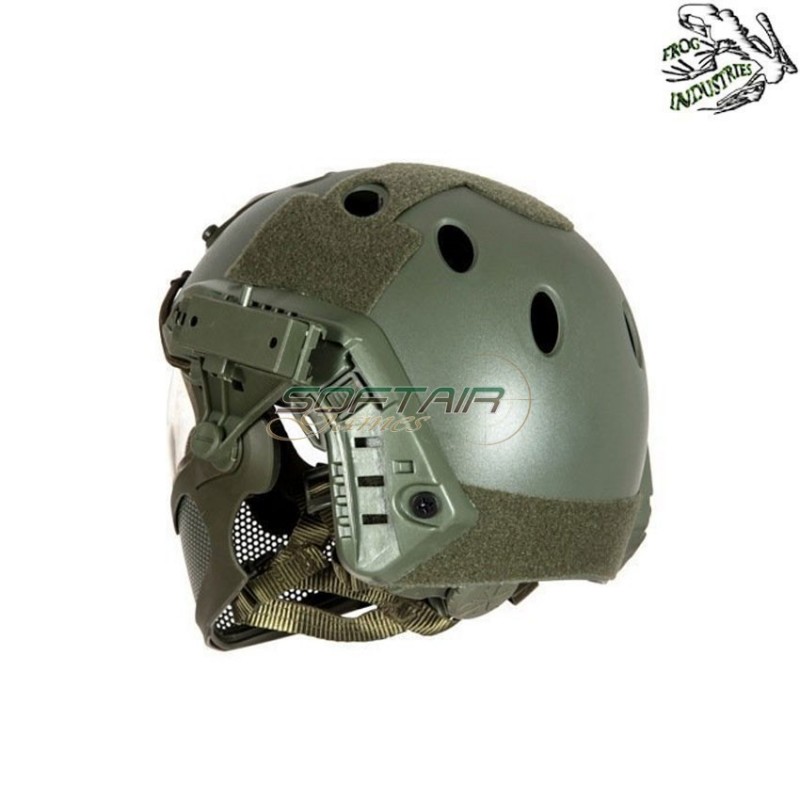 Casco completo fast pj piloteer type ii olive drab frog industries® (fi-028248-od)