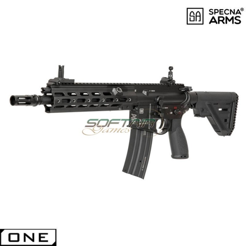 Electric rifle sa-h12 h&k 416 a5 geissele style black one™ carbine replica specna arms® (spe-01-030166)