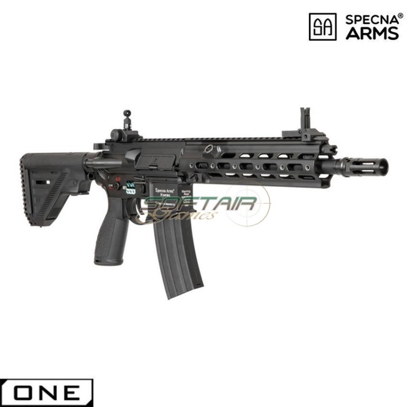 Electric rifle sa-h12 h&k 416 a5 geissele style black one™ carbine replica specna arms® (spe-01-030166)
