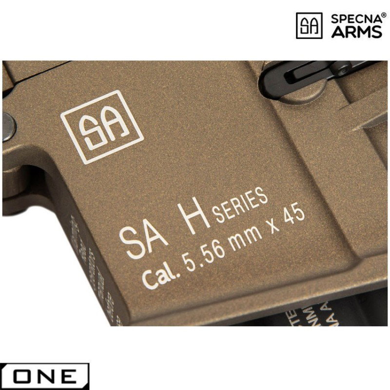 Electric rifle sa-h12 h&k 416 a5 geissele style fde one™ carbine replica specna arms® (spe-01-030167)
