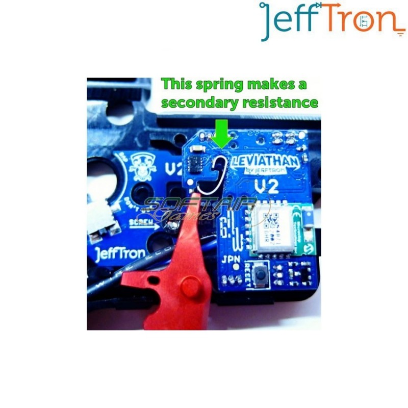 Leviathan v2 mosfet with real feel trigger system rear cables deans jefftron (jt-lev-sf)
