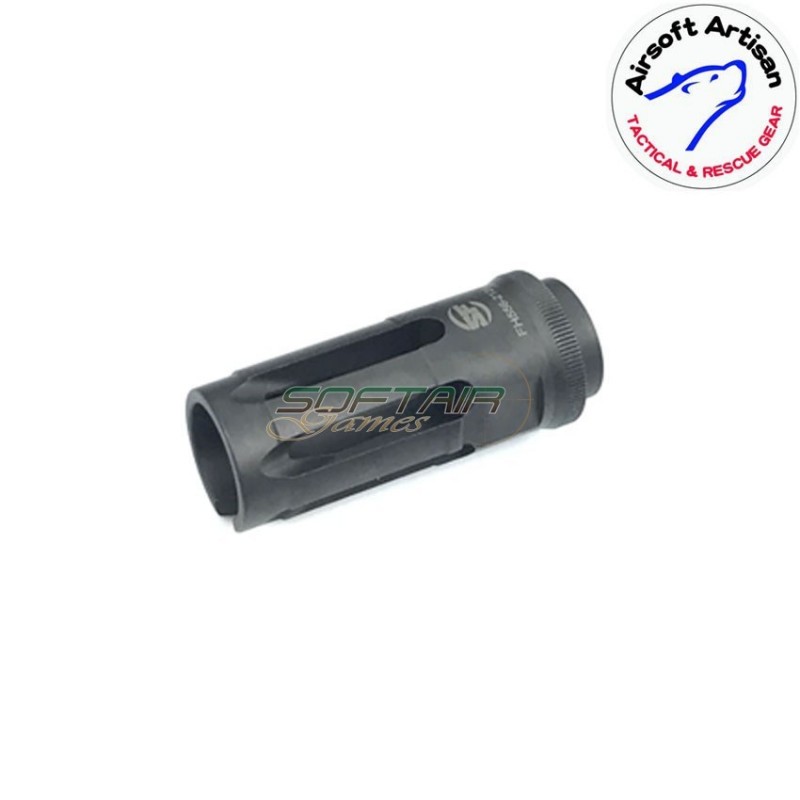 Flash hider fa212a 14mm ccw airsoft artisan (aa-fh-04)