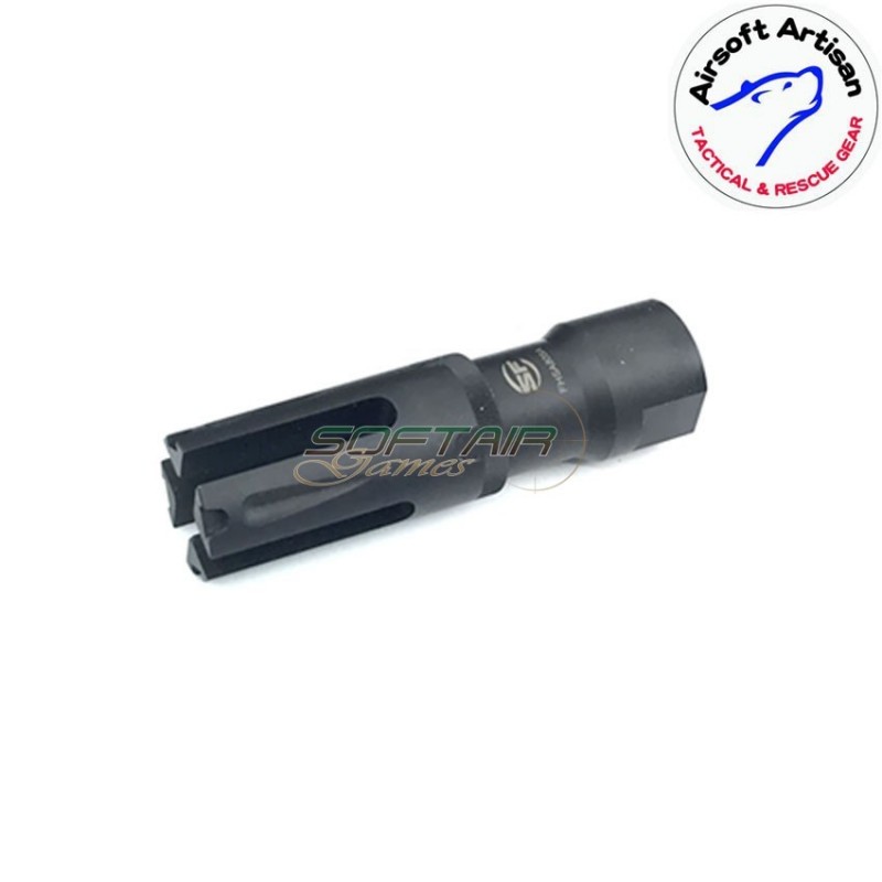 Flash hider fhsa80 14mm ccw airsoft artisan (aa-fh-05)