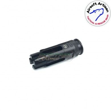 Flash hider fa216a 14mm ccw airsoft artisan (aa-fh-06)