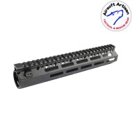 Bcm style 10" LC rail system black for m4/m16 aeg/gbb/ptw airsoft artisan (aa-ras-03)
