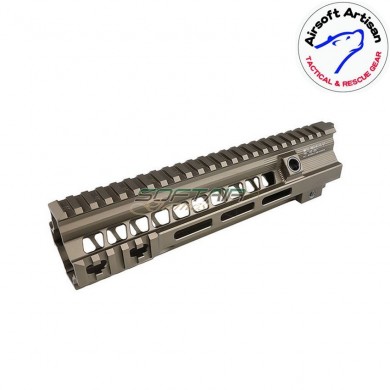 Mk15 g style 9.5" rail system dark earth for we/vfc/umarex 416 aeg/gbb/ptw airsoft artisan (aa-ras-05-de)