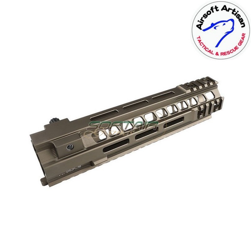 Mk15 g style 9.5" rail system dark earth per marui 416 ebb/aeg airsoft artisan (aa-ras-05-de-a)
