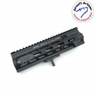 Smr short g style 10.5" rail system black for we/vfc/umarex 416 aeg/gbb/ptw airsoft artisan (aa-ras-06-bk)
