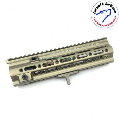 Smr short g style 10.5" rail system dark earth per we/vfc/umarex 416 aeg/gbb/ptw airsoft artisan (aa-ras-06-de)