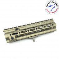 Smr short g style 10.5" rail system dark earth per we/vfc/umarex 416 aeg/gbb/ptw airsoft artisan (aa-ras-06-de)