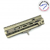 Smr short g style 10.5" rail system dark earth per we/vfc/umarex 416 aeg/gbb/ptw airsoft artisan (aa-ras-06-de)