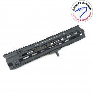 Smr long g style 14.5" rail system black for we/vfc/umarex 416 aeg/gbb/ptw airsoft artisan (aa-ras-07-bk)