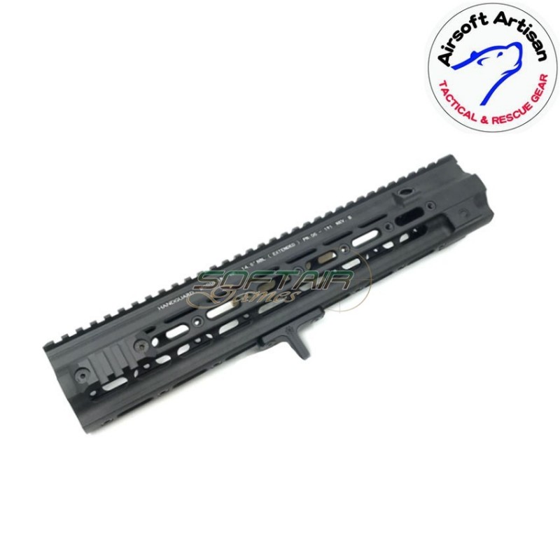 Smr long g style 14.5" rail system black per we/vfc/umarex 416 aeg/gbb/ptw airsoft artisan (aa-ras-07-bk)
