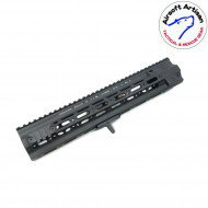 Smr long g style 14.5" rail system black per we/vfc/umarex 416 aeg/gbb/ptw airsoft artisan (aa-ras-07-bk)