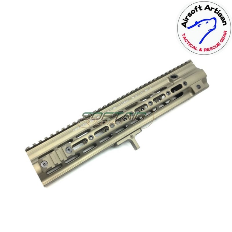 Smr long g style 14.5" rail system dark earth per we/vfc/umarex 416 aeg/gbb/ptw airsoft artisan (aa-ras-07-de)