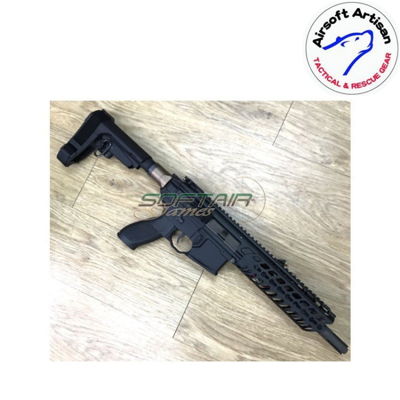 Adattatore calcio black m4 per cybergun sig mcx aeg airsoft artisan (aa-part-10-bk)