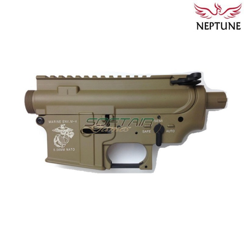 Body m4 aeg dark earth in metallo marine type neptune (nte-001b-de)