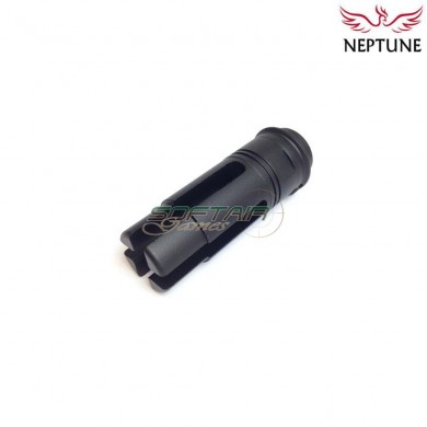 Flash hider 14mm ccw surefire type 1 style neptune (nte-166)