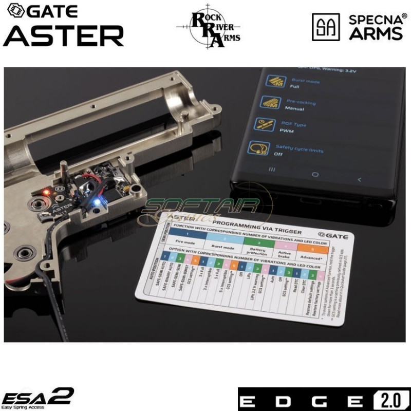 Fucile elettrico sa-e07 rra m4 noveske cqb keymod carbine edge 2.0™ two tone specna arms® (spe-01-030863)