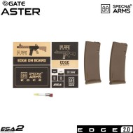 Electric rifle sa-e12 m4 short keymod carbine edge 2.0™ two tone specna arms® (spe-01-030864)