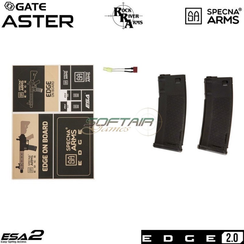 Fucile elettrico sa-e07 rra m4 noveske cqb keymod carbine edge 2.0™ black specna arms® (spe-01-028013)