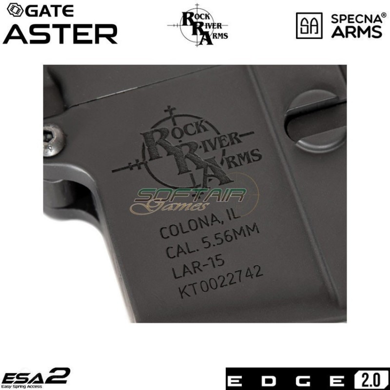 Fucile elettrico sa-e07 rra m4 noveske cqb keymod carbine edge 2.0™ black specna arms® (spe-01-028013)