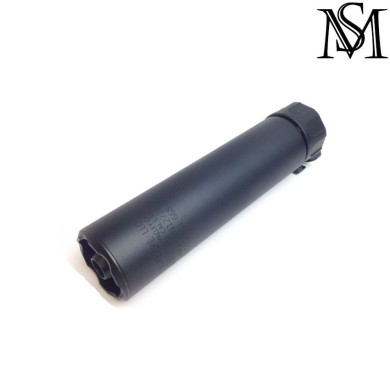 Silencer & flash hider surefire style socom556-rc2 black 14mm ccw milsim series (ms-262-bk)