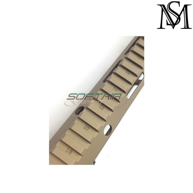 Mk16 rail 13.5" aeg geissele style cg original LC milsim series (ms-204-cg)