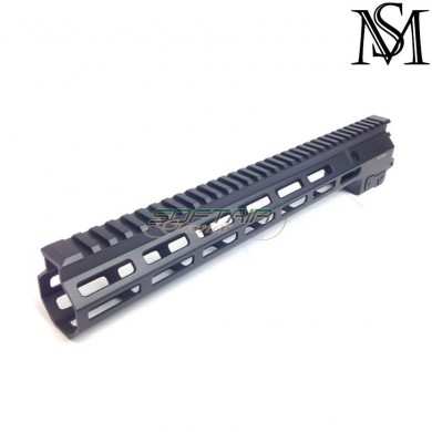 Mk16 rail 13.5" aeg geissele style black LC milsim series (ms-204-bk)