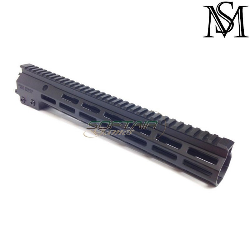 Mk16 rail 13.5" aeg geissele style black LC milsim series (ms-204-bk)