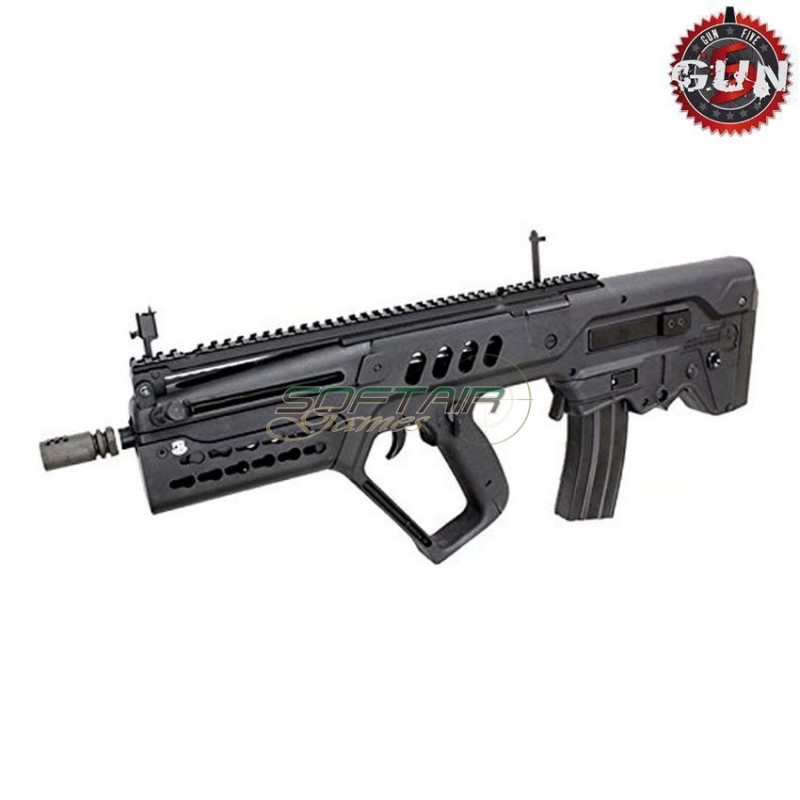 Keymod handguard black short type for tar21 gun five (gf-hg-037)