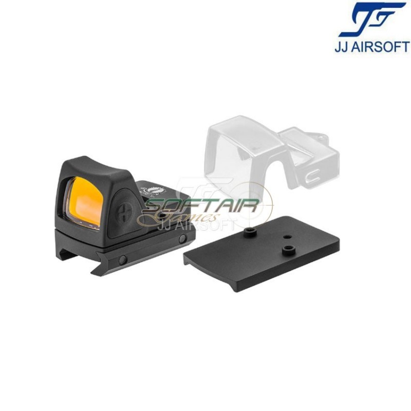 Rmr red dot full set black jj airsoft (ja-5021-bk)