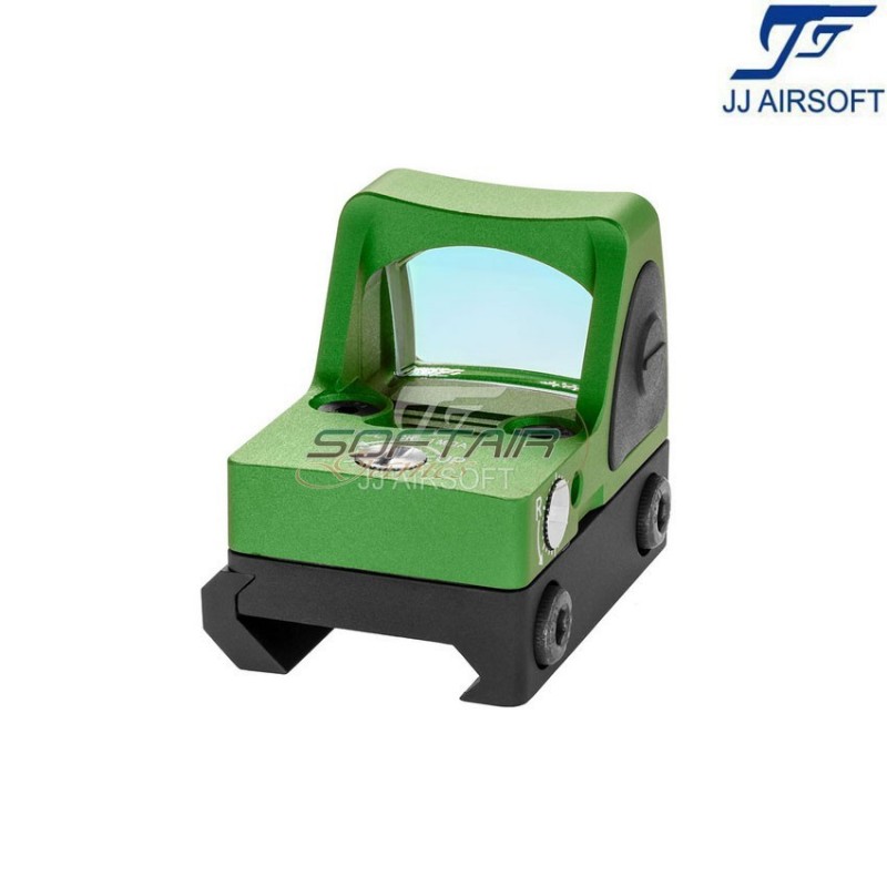 Rmr red dot full set green jj airsoft (ja-5021-gn)