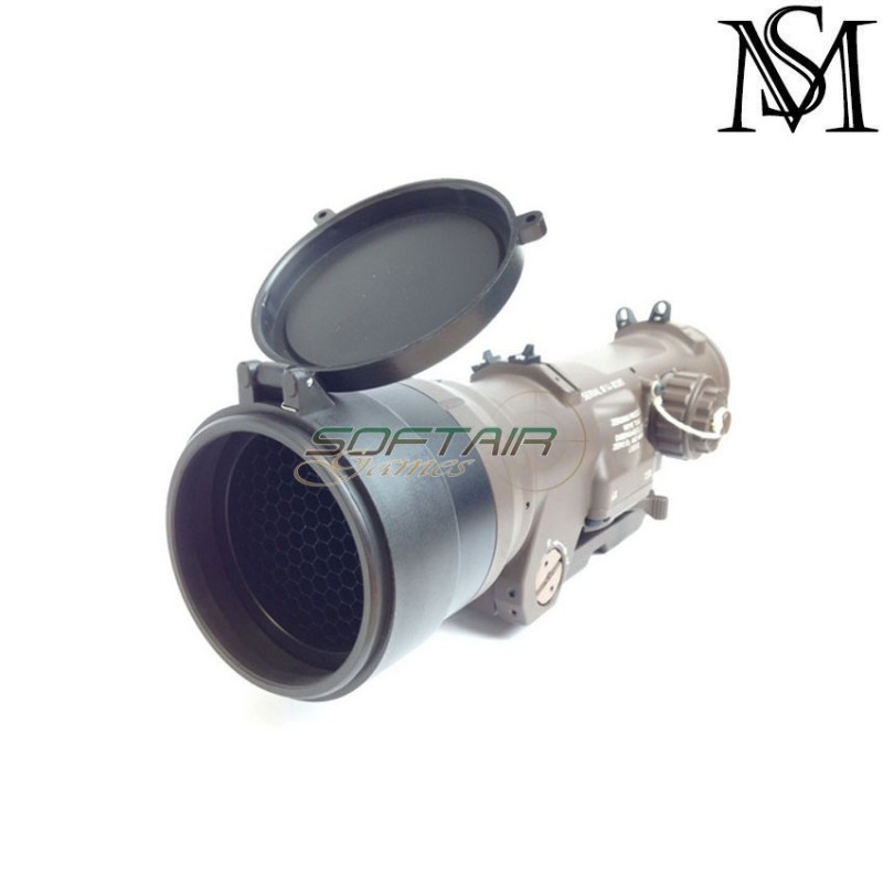 Killflash new gen. flip up black for specter dr elcan 1.5-6x milsim series (ms-124-bk)