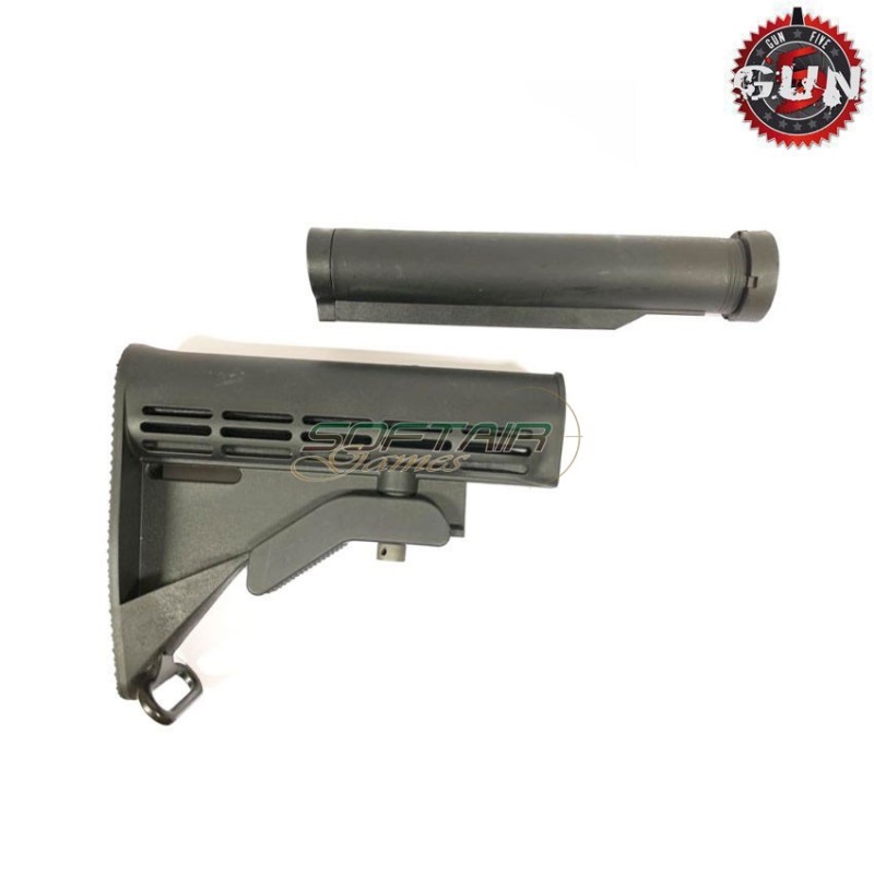 Set M4 Tubo & Calcio Bushmaster Black Gun Five (gf-15)