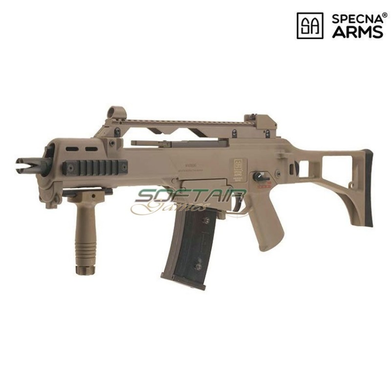 Fucile elettrico g36c sa-g12 ebb dark earth specna arms® (spe-01-023582)
