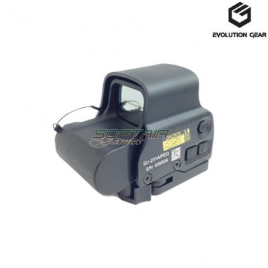 Dot MILSPEC version eotech style xps 3.0 black evolution gear® (evg-043-mil-bk)