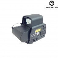 Dot MILSPEC version eotech style xps 3.0 black evolution gear® (evg-043-mil-bk)