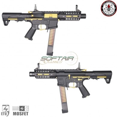 Electric Rifle aeg cm16 arp9 cqb carbine gold STEALTH version g&g (gg-arp9stgold)