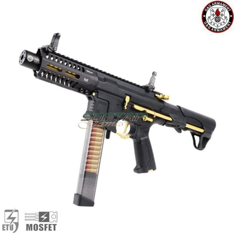Electric Rifle aeg cm16 arp9 cqb carbine gold STEALTH version g&g (gg-arp9stgold)